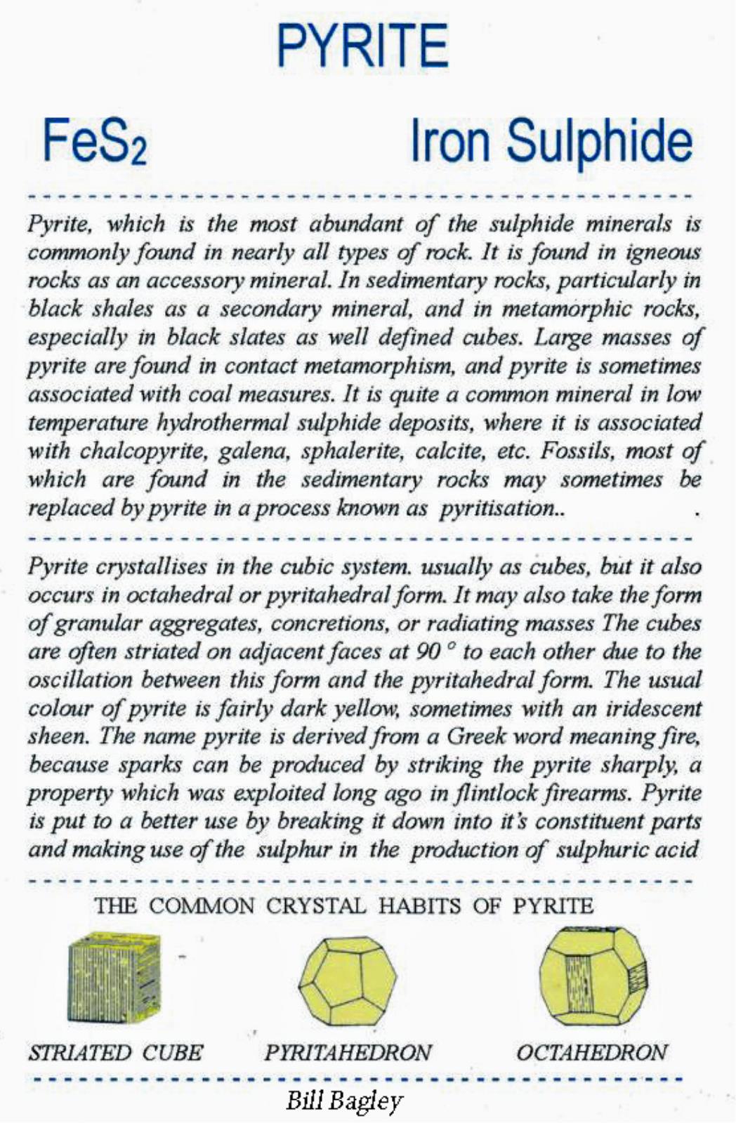 Pyrite. Bills Publications